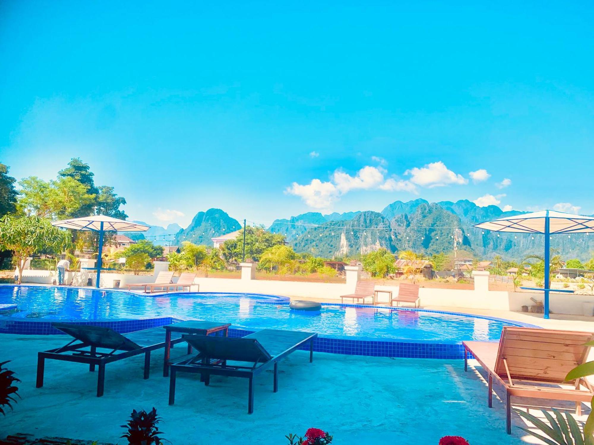 Vang Vieng Garden Resort מראה חיצוני תמונה